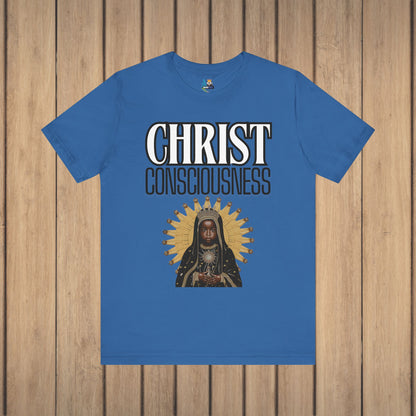 Christ Consciousness - Black Baby Jesus Unisex Short Sleeve Tee