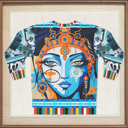 Blue Laxshmi Indian Devi Unisex Sweatshirt