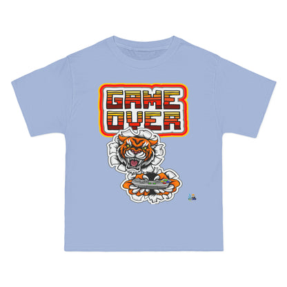 Camiseta de juego unisex de peso pesado Game Over Tiger Edition