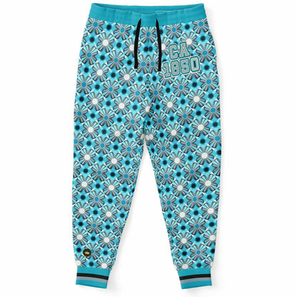 Blue Daisy Hippie Brigade Eco-Poly Unisex Joggers