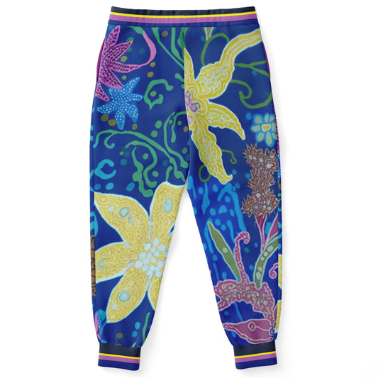 Sassafras Floral Eco-Poly Unisex Joggers