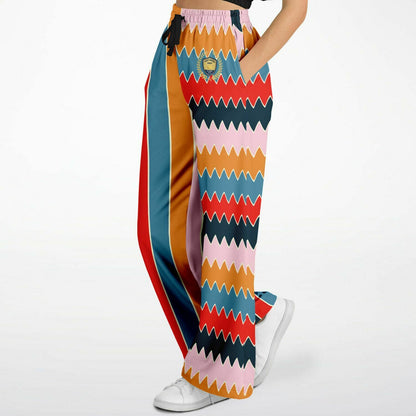 Ruby Morrison Rugby Stripe Eco-Poly Wide Leg Pants