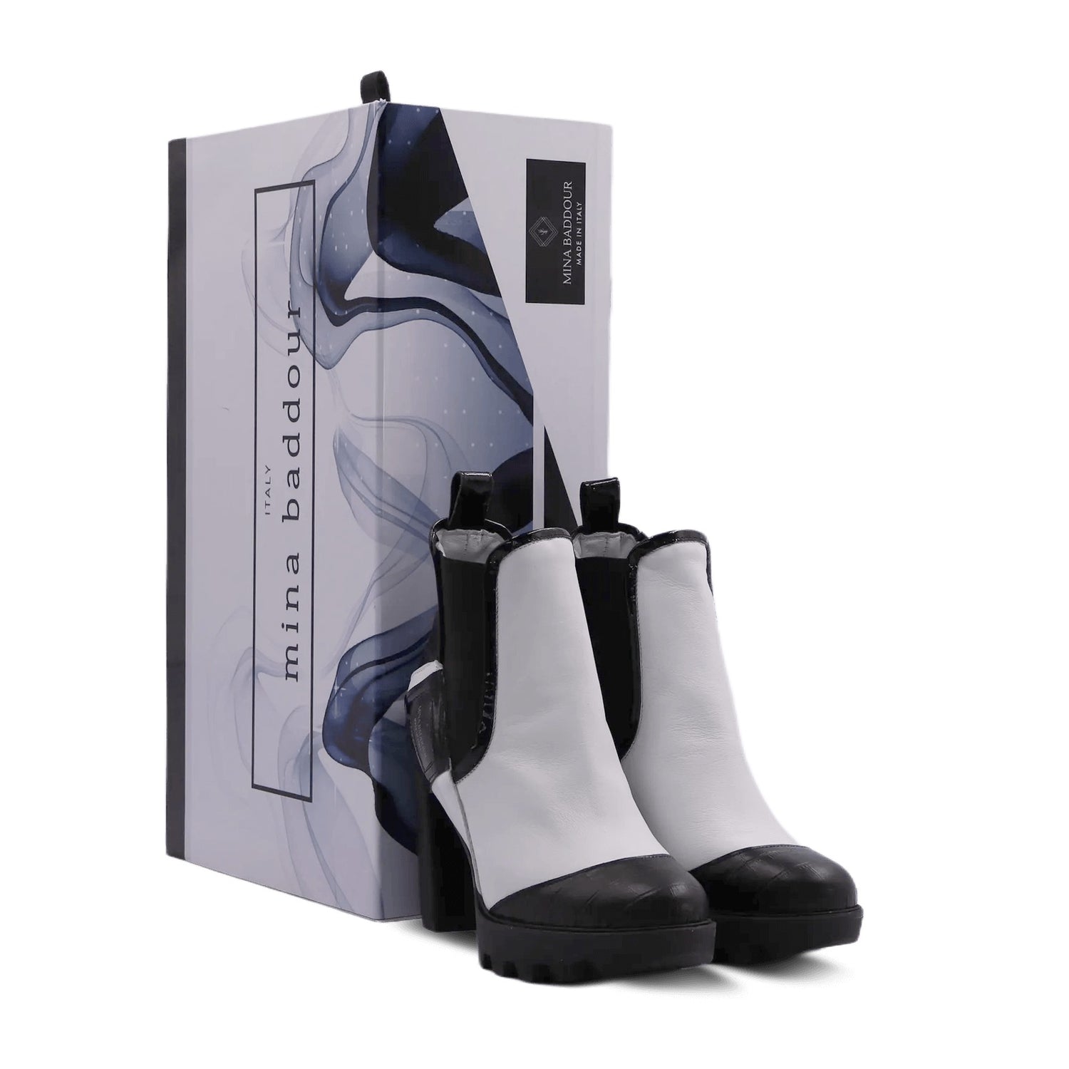 Piano Keys Elasticized Chelsea Ankle Boot - PRE-ORDER