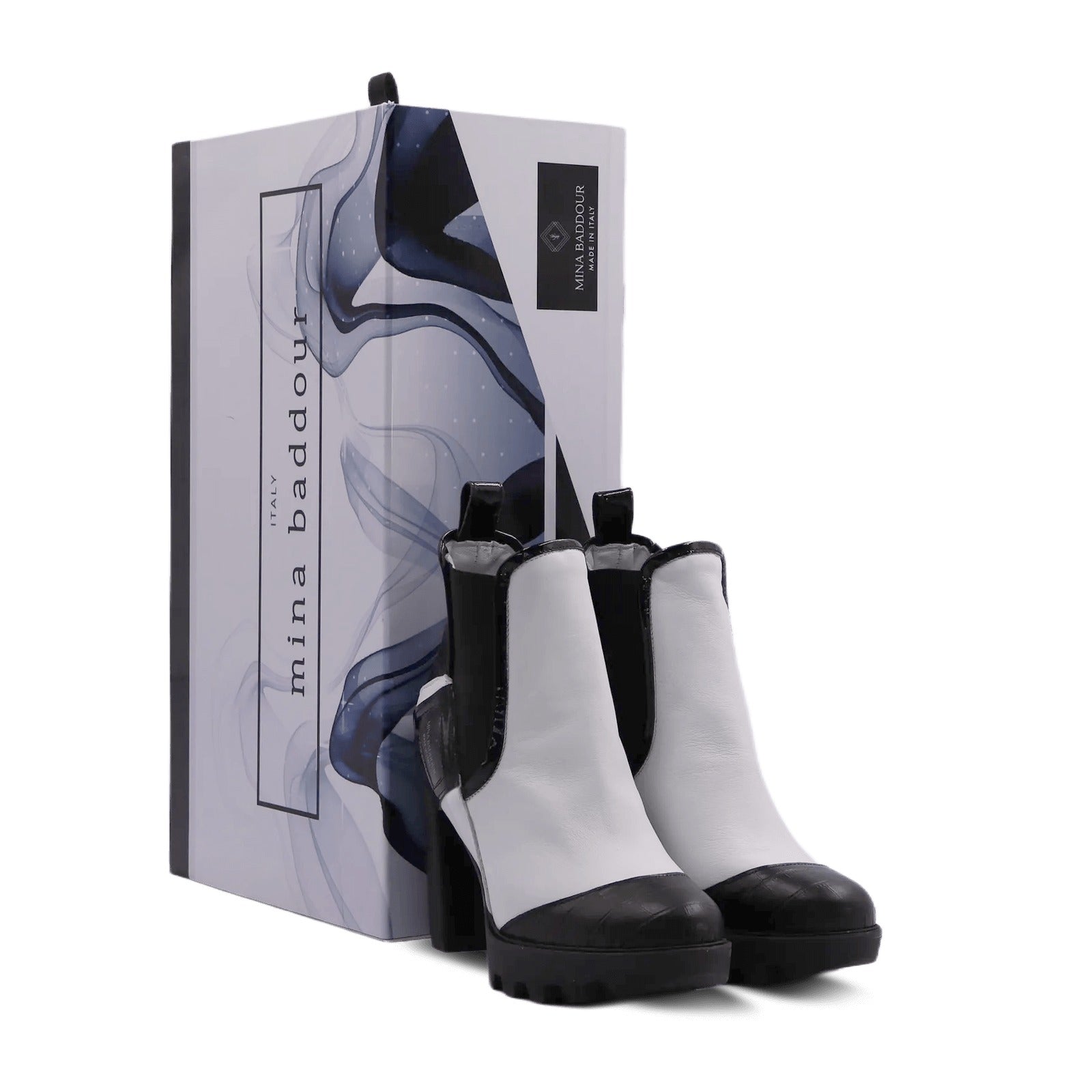 Piano Keys Elasticized Chelsea Ankle Boot - PRE-ORDER