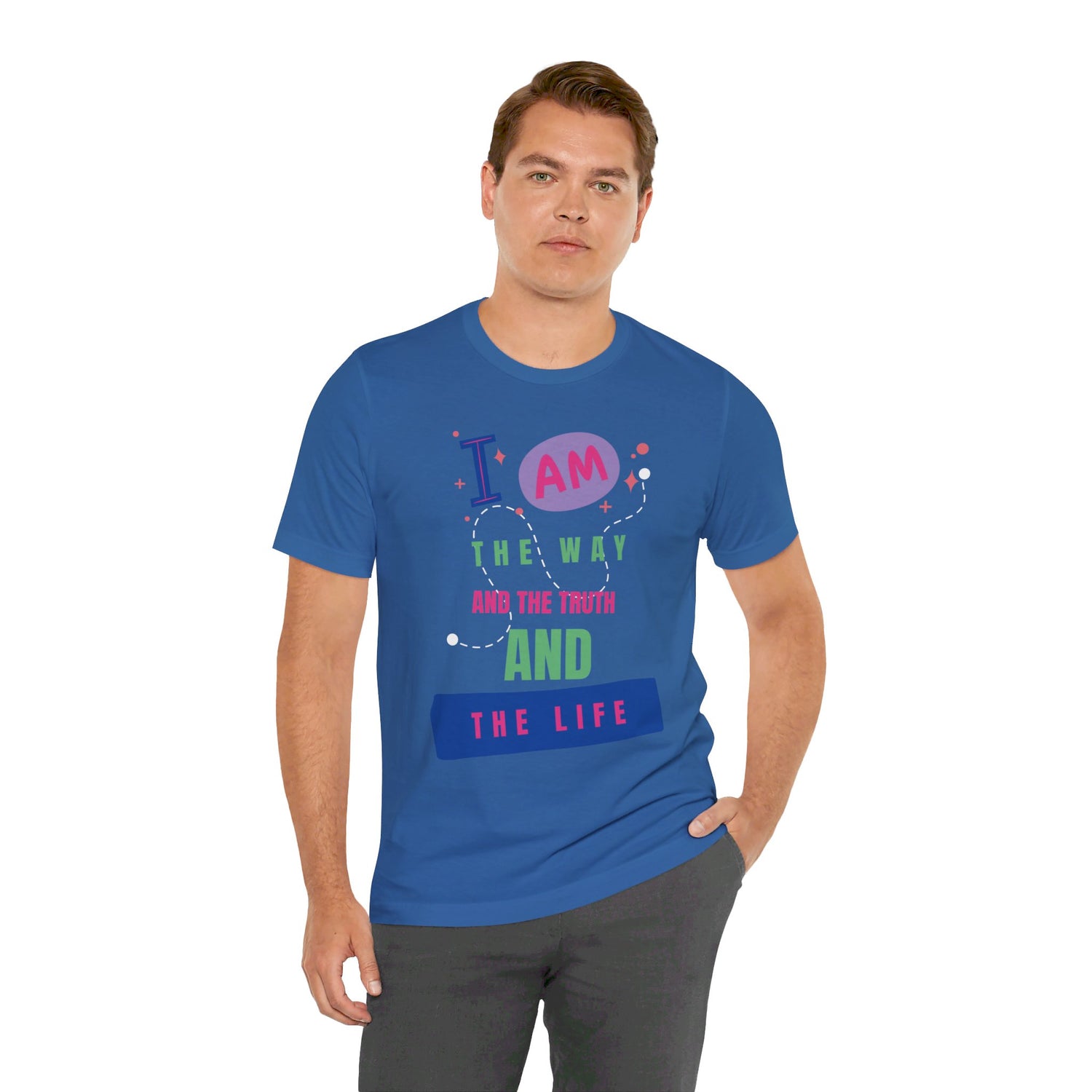 I Am the Way Faith-Based Unisex Short Sleeve Tee