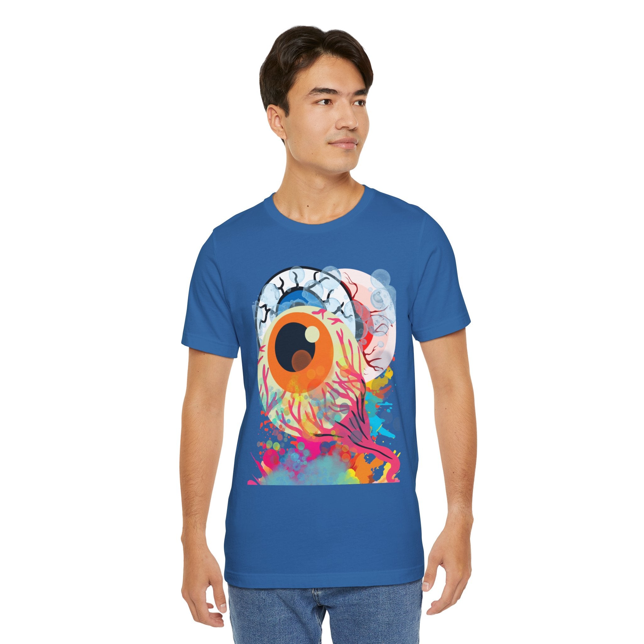 Eyes in Abstract Unisex Short Sleeve Tee