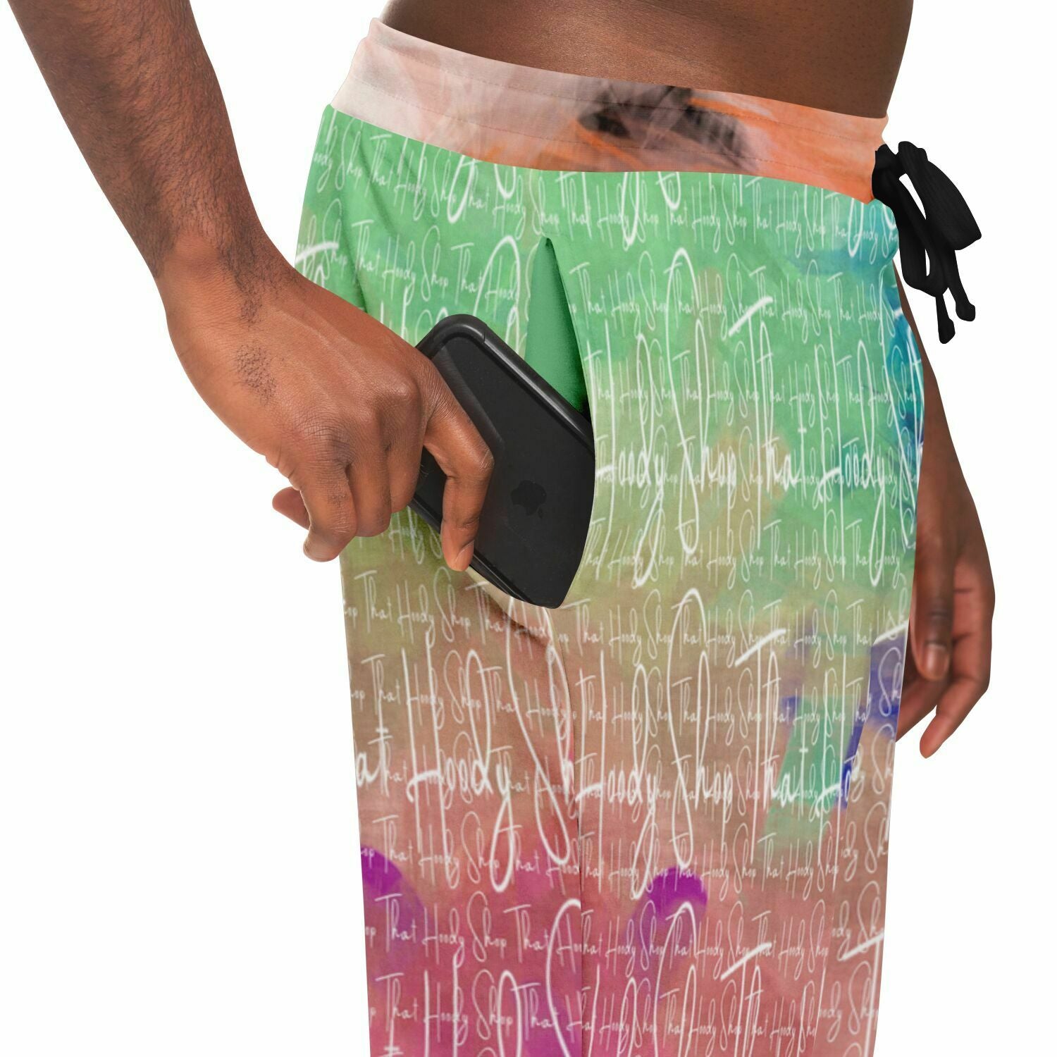 Colors of Brazil Abstract Rainbow THS Signature Eco-Poly Unisex Joggers