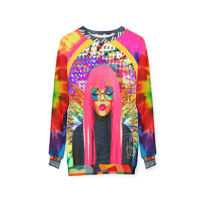 70s Disco Diva Angel Unisex Sweatshirt (Gold Label)