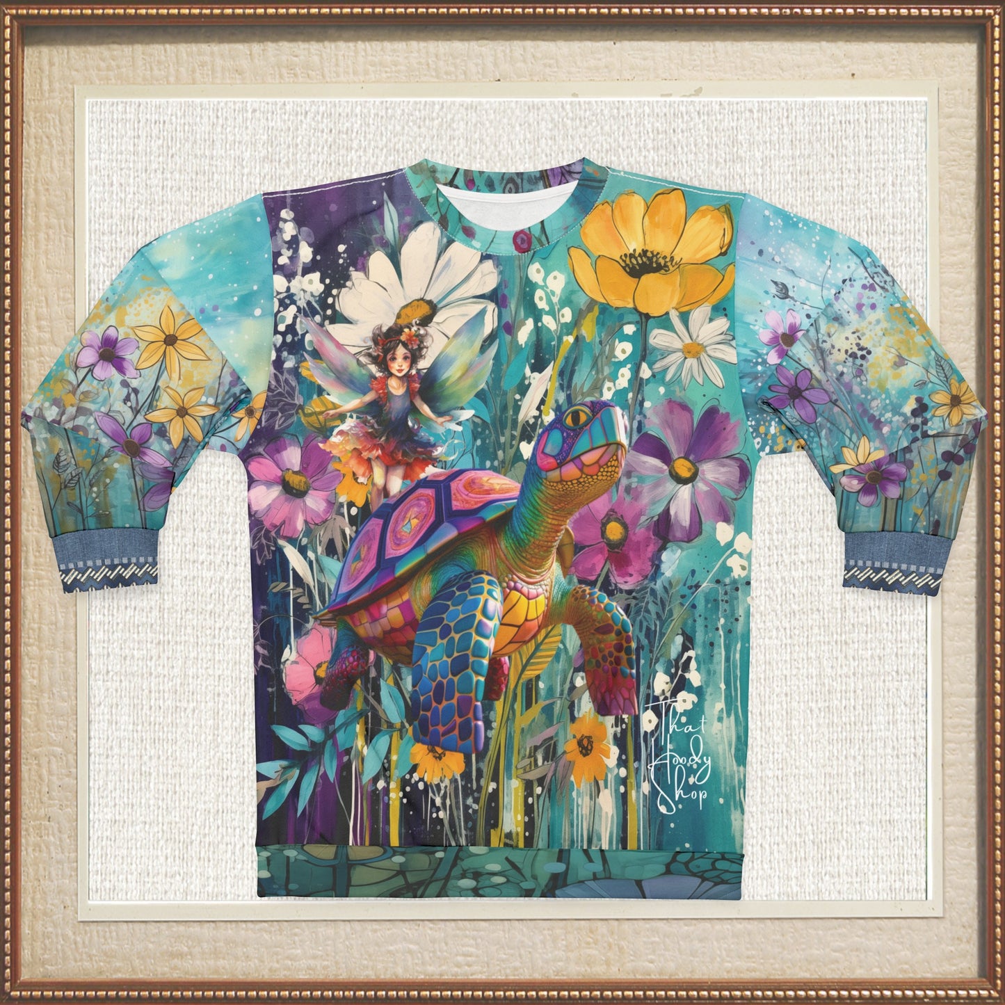 Garden Fairy Goes For a Ride Unisex Sweatshirt
