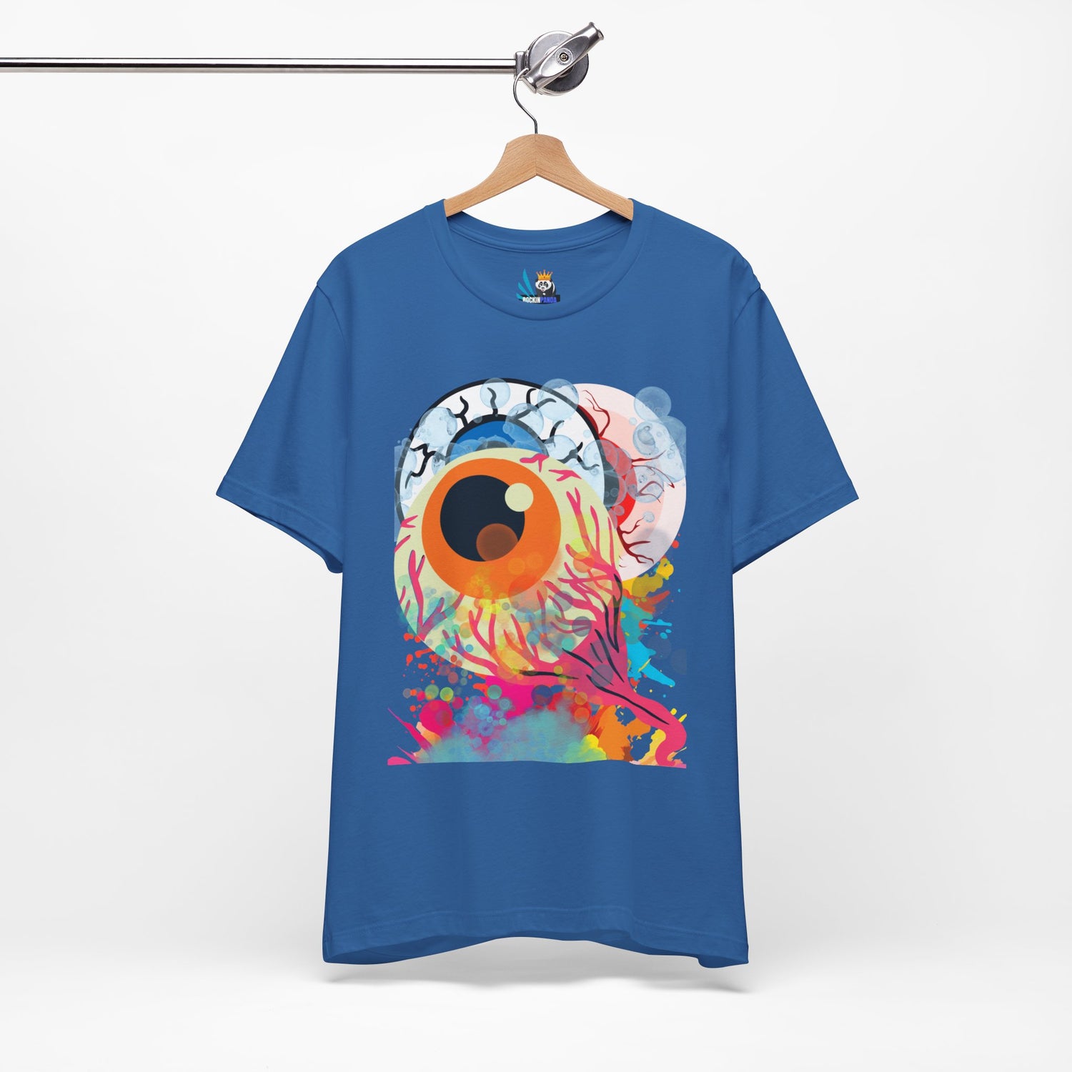 Eyes in Abstract Unisex Short Sleeve Tee