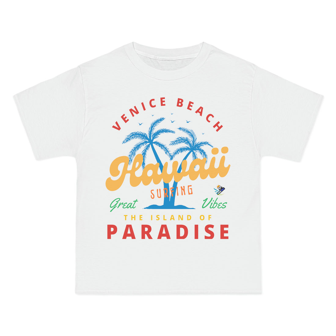 Camiseta pesada de surf Waikiki Hawaii