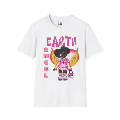 Earth Angel Natural Hair Edition Unisex Softstyle T-Shirt