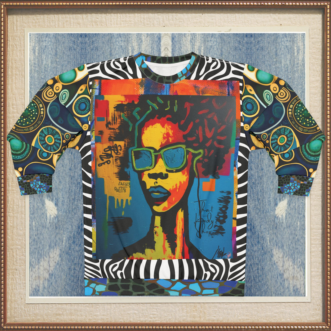 Girl With Attitude Graffiti Art Unisex Sweatshirt