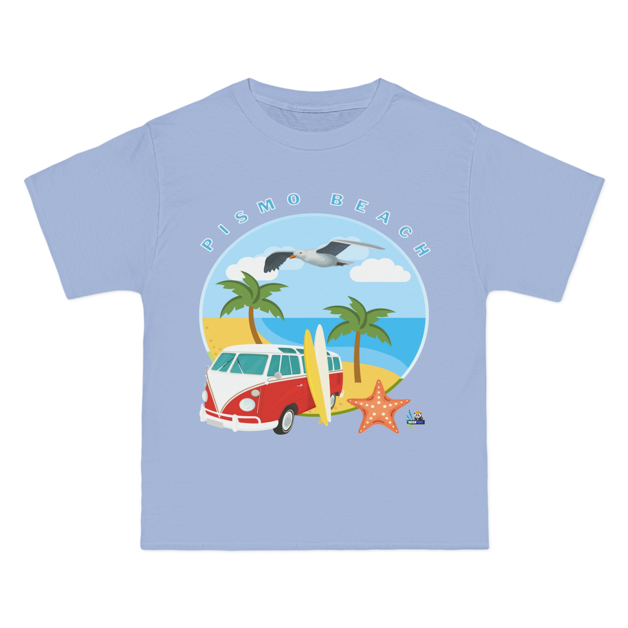 Surf Pismo Beach California Unisex Heavyweight Tee