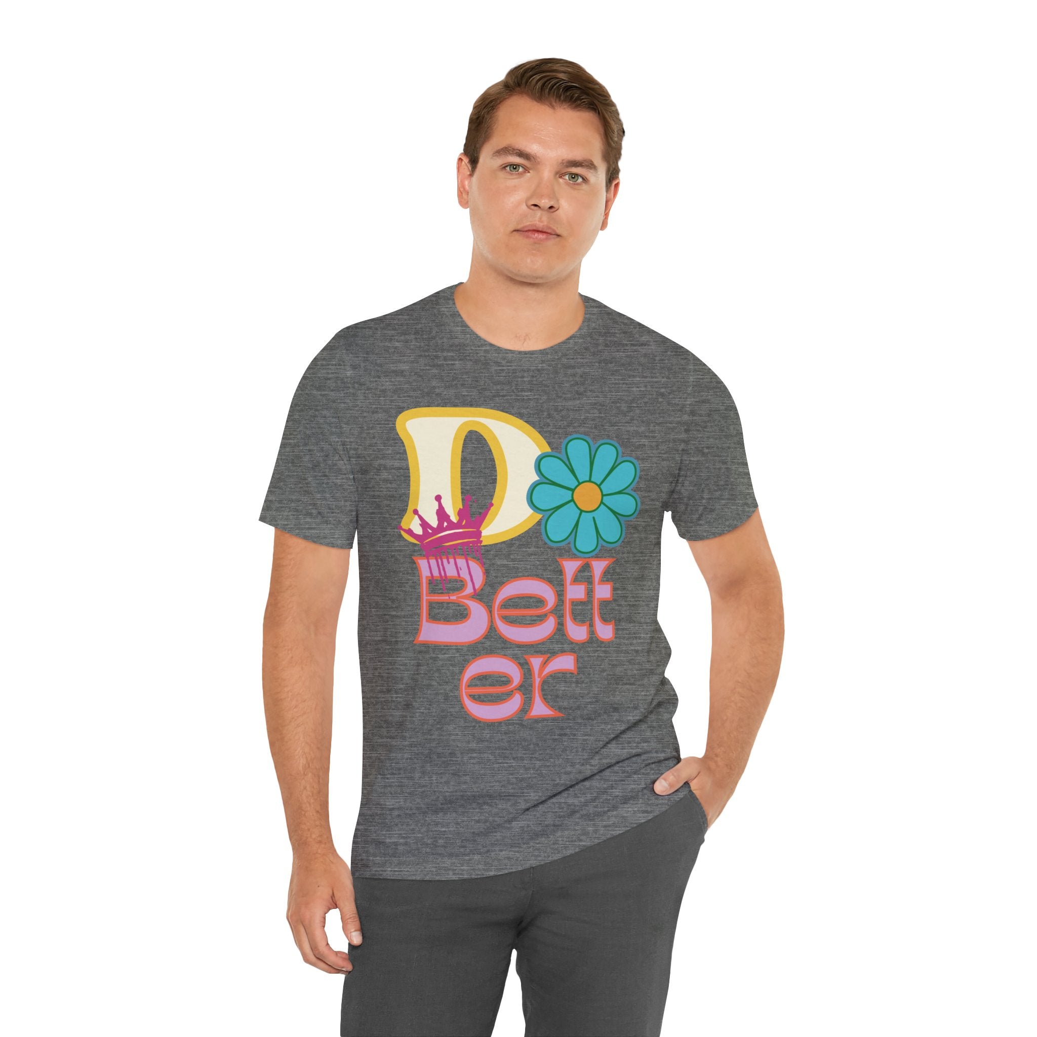 Do Better Hippie Vibe Floral Short Sleeve Tee