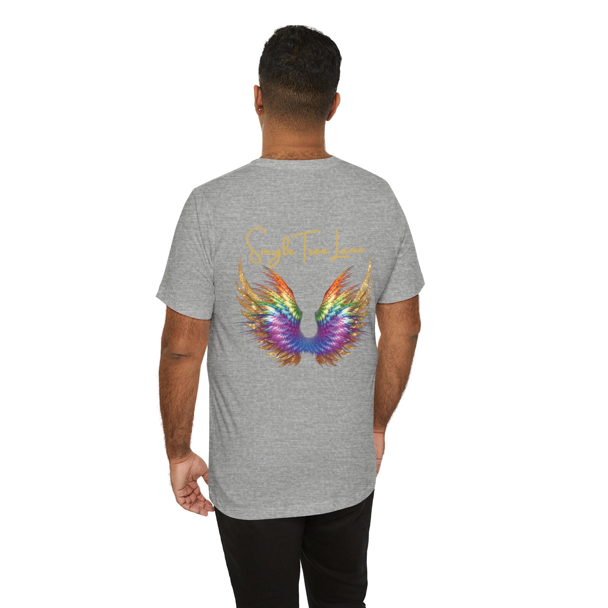 I am Love Angel Wings Short Sleeve Tee