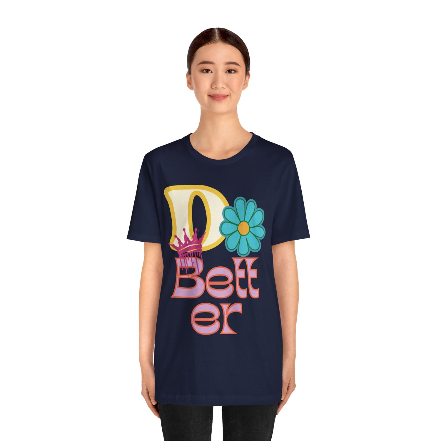 Do Better Hippie Vibe Floral Unisex Short Sleeve Tee