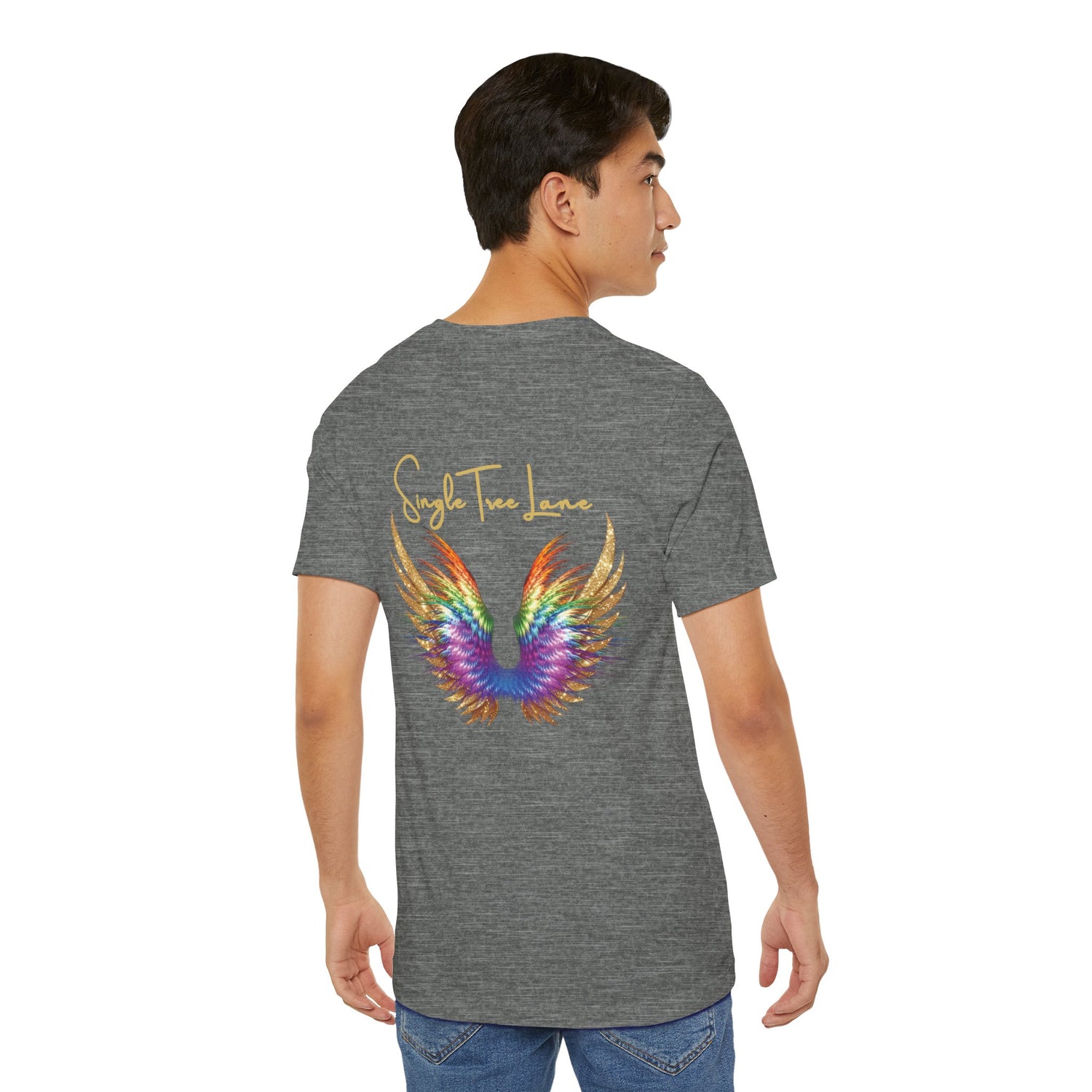 I am Love Angel Wings Short Sleeve Tee