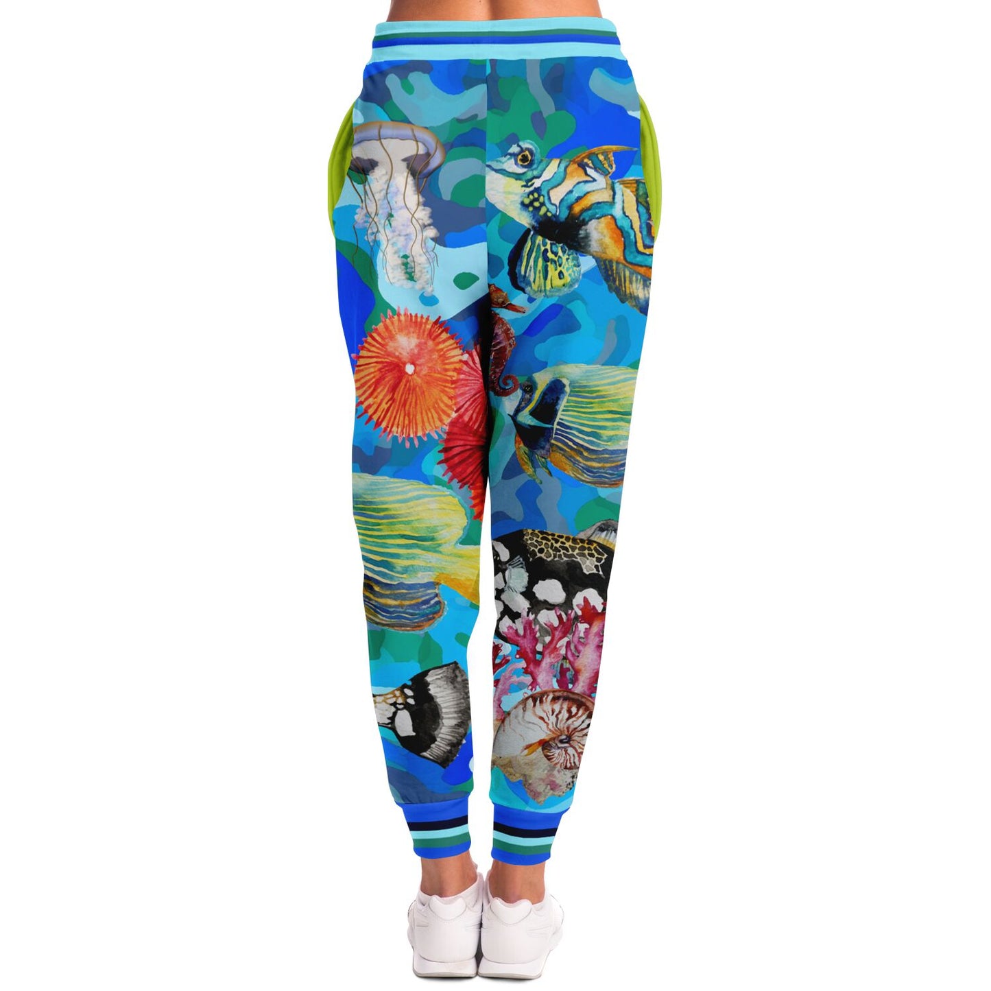 Save the Oceans Blue Camo Eco-Poly Unisex Joggers