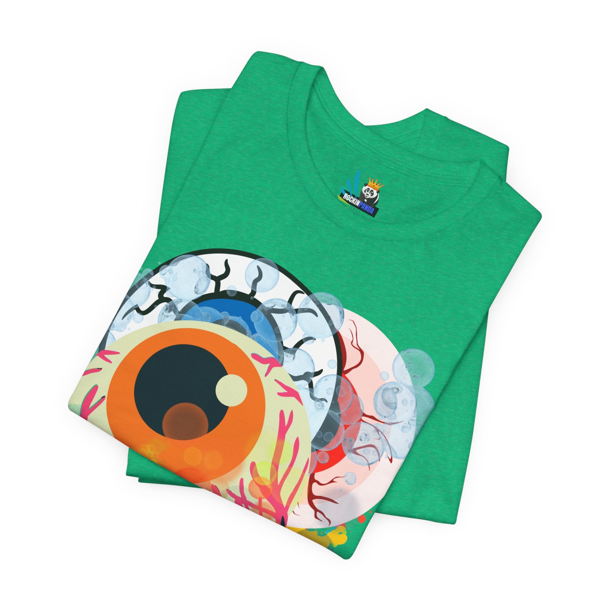 Eyes in Abstract Unisex Short Sleeve Tee