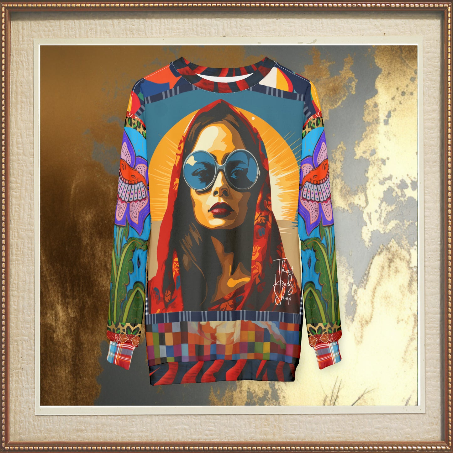 Girl of the Desert Print Unisex Sweatshirt