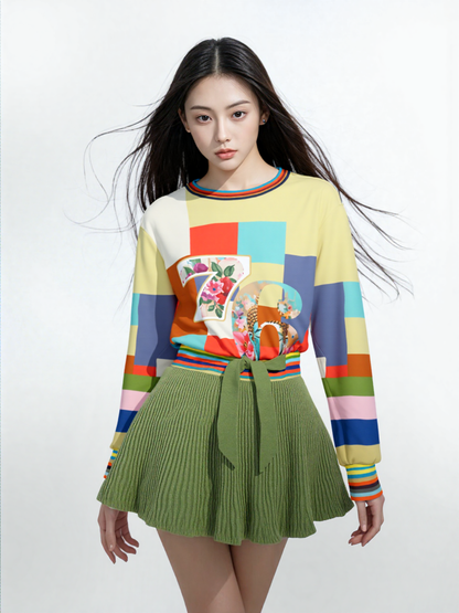 76 United Colorblock Unisex Sweatshirt (Gold Label)