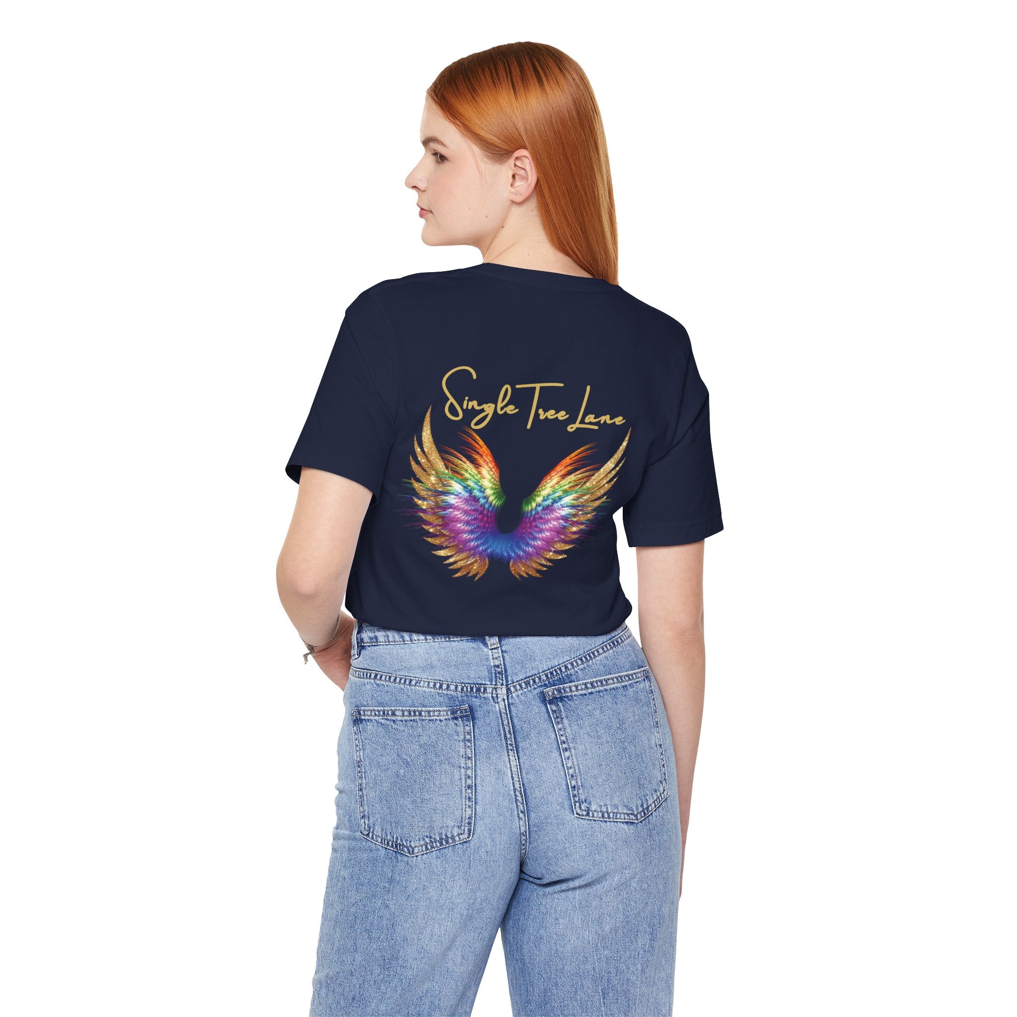 I am Love Angel Wings Short Sleeve Tee