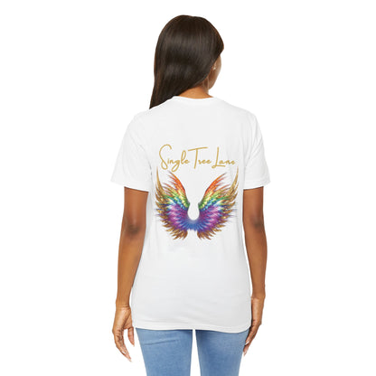 I am Love Angel Wings Short Sleeve Tee