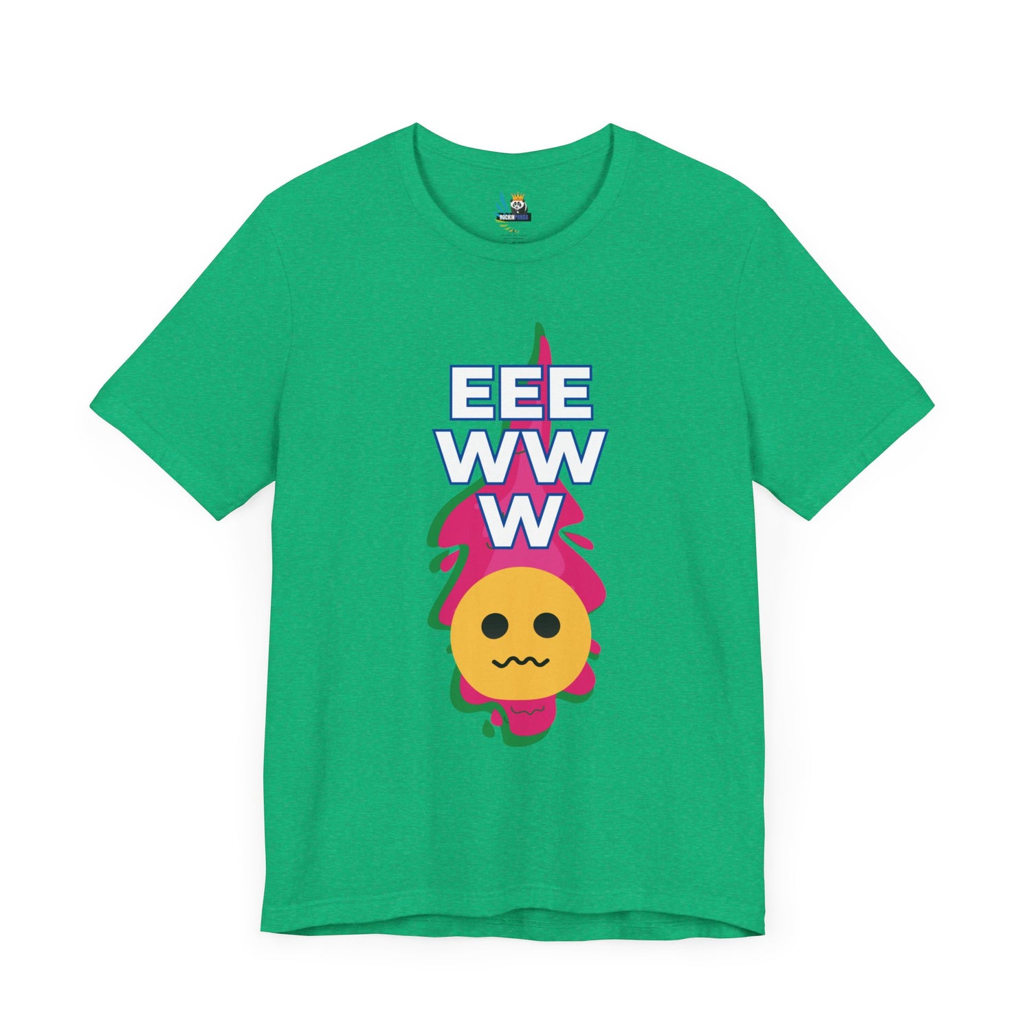 Eeewww Yuck Face Emoji Unisex Short Sleeve Tee