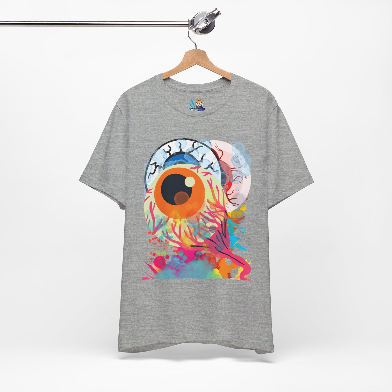 Eyes in Abstract Unisex Short Sleeve Tee