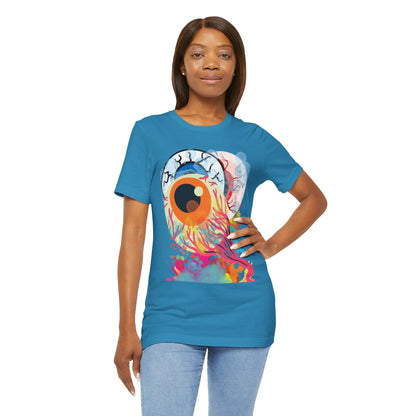 Eyes in Abstract Unisex Short Sleeve Tee