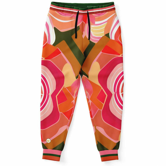 Joggers unisex naranjas Posie Floral Eco-Poly 