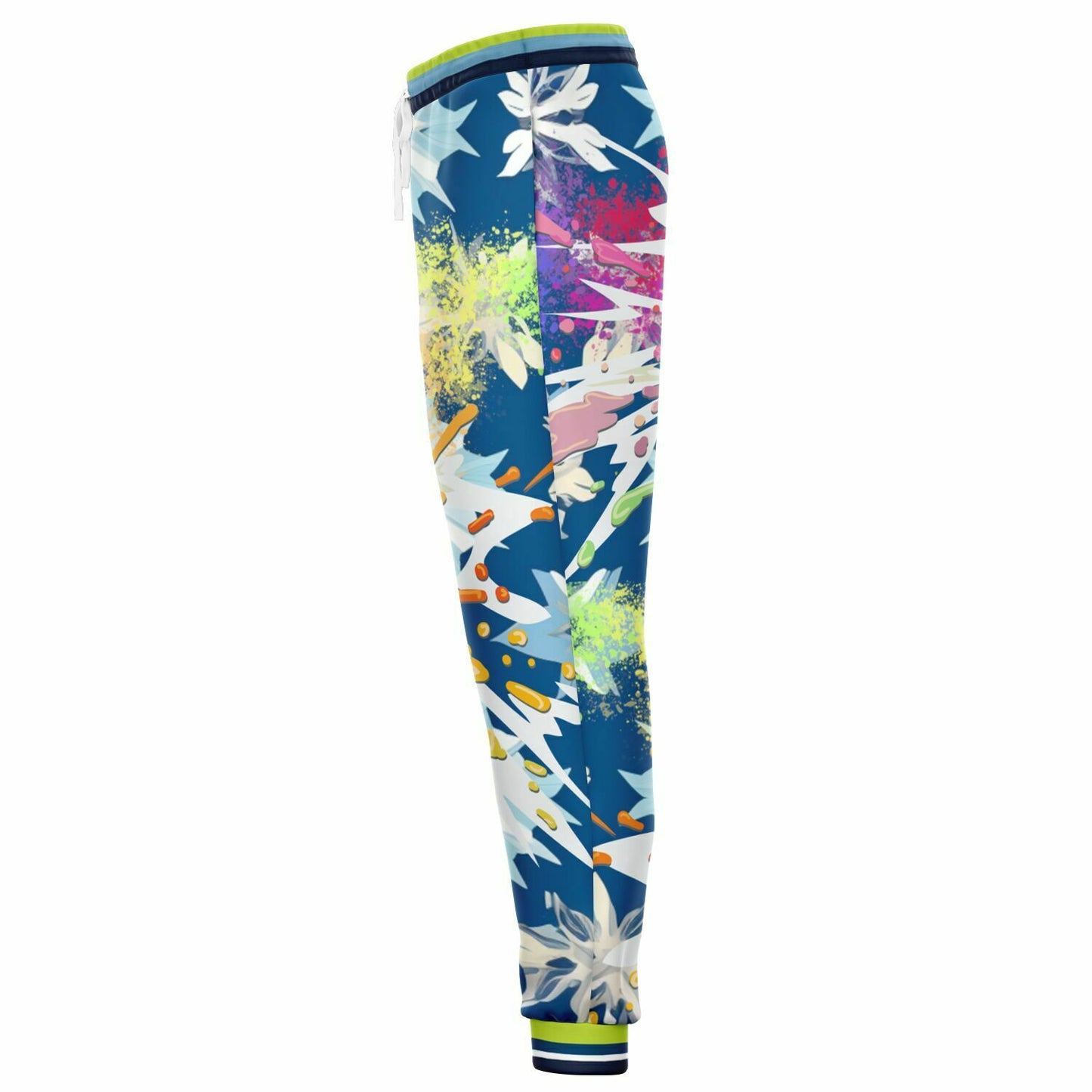 Rainbow Splatter Ice Eco-Poly Unisex Joggers