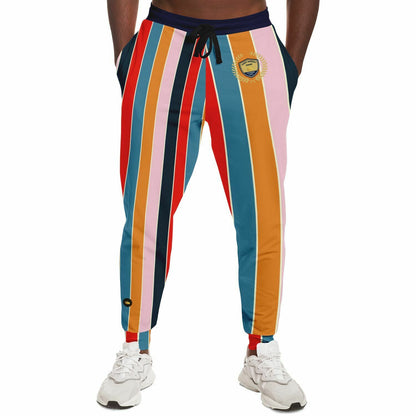 Ruby Morrison Rugby Stripe Eco-Poly Joggers unisex 