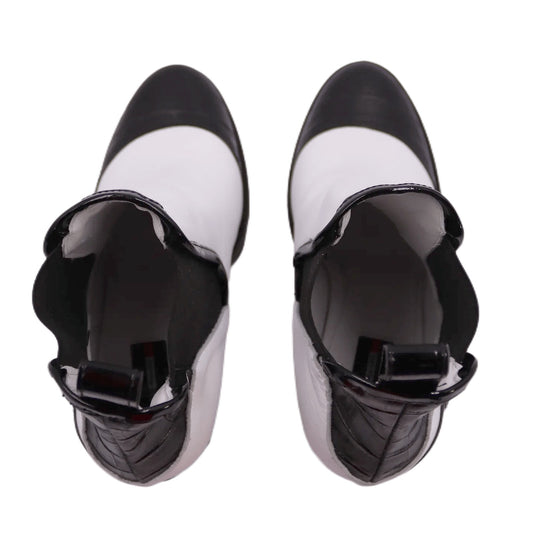 Piano Keys Elasticized Chelsea Ankle Boot - PRE-ORDER