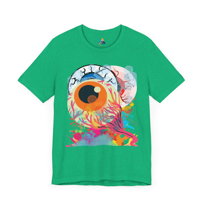 Eyes in Abstract Unisex Short Sleeve Tee