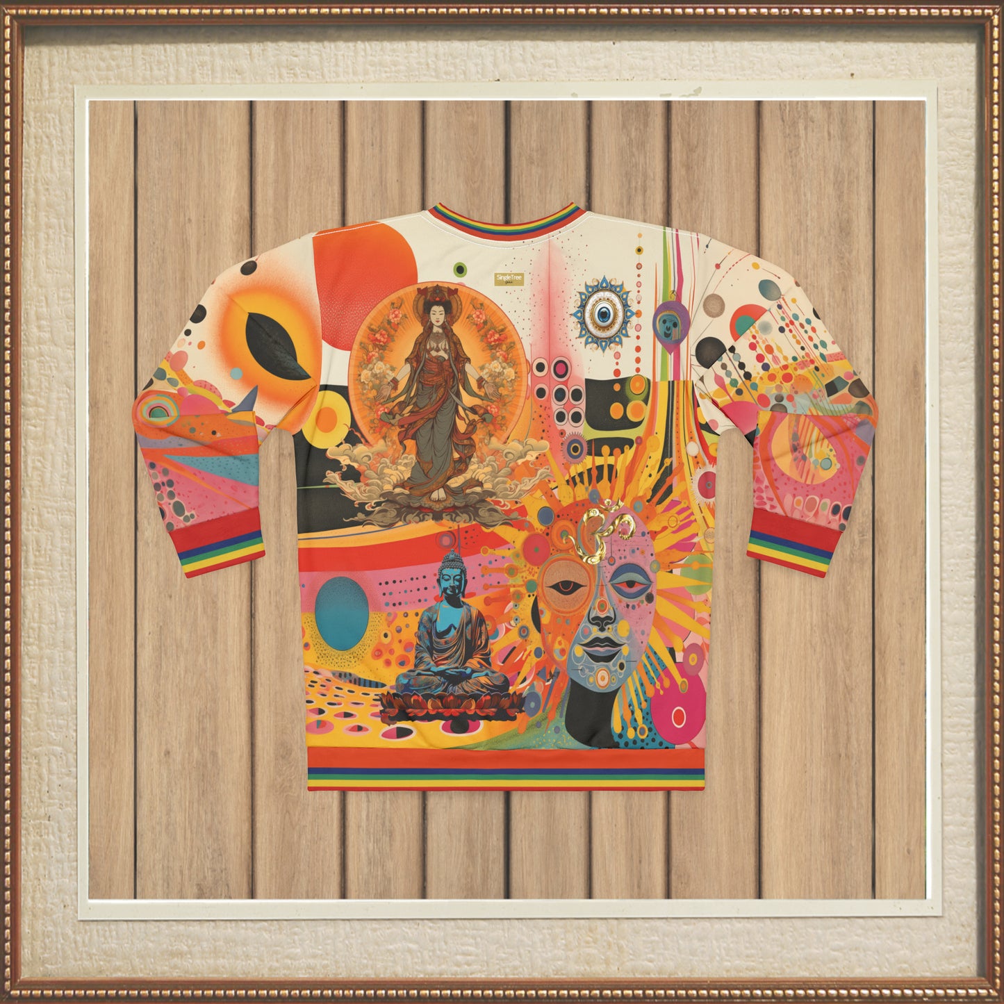 5th Dimensional Living Abstract Art Unisex Sweatshirt