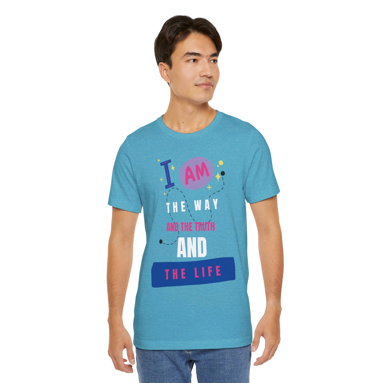 I Am the Way Faith-Based Unisex Short Sleeve Tee