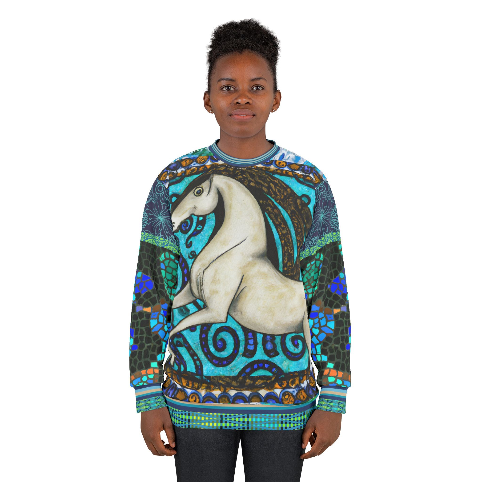 Sudadera unisex Lance Horsey Pop Art