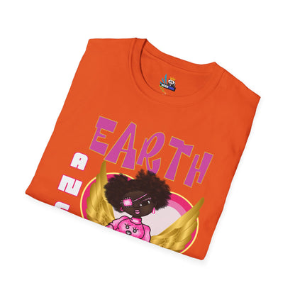 Earth Angel Natural Hair Edition Unisex Softstyle T-Shirt