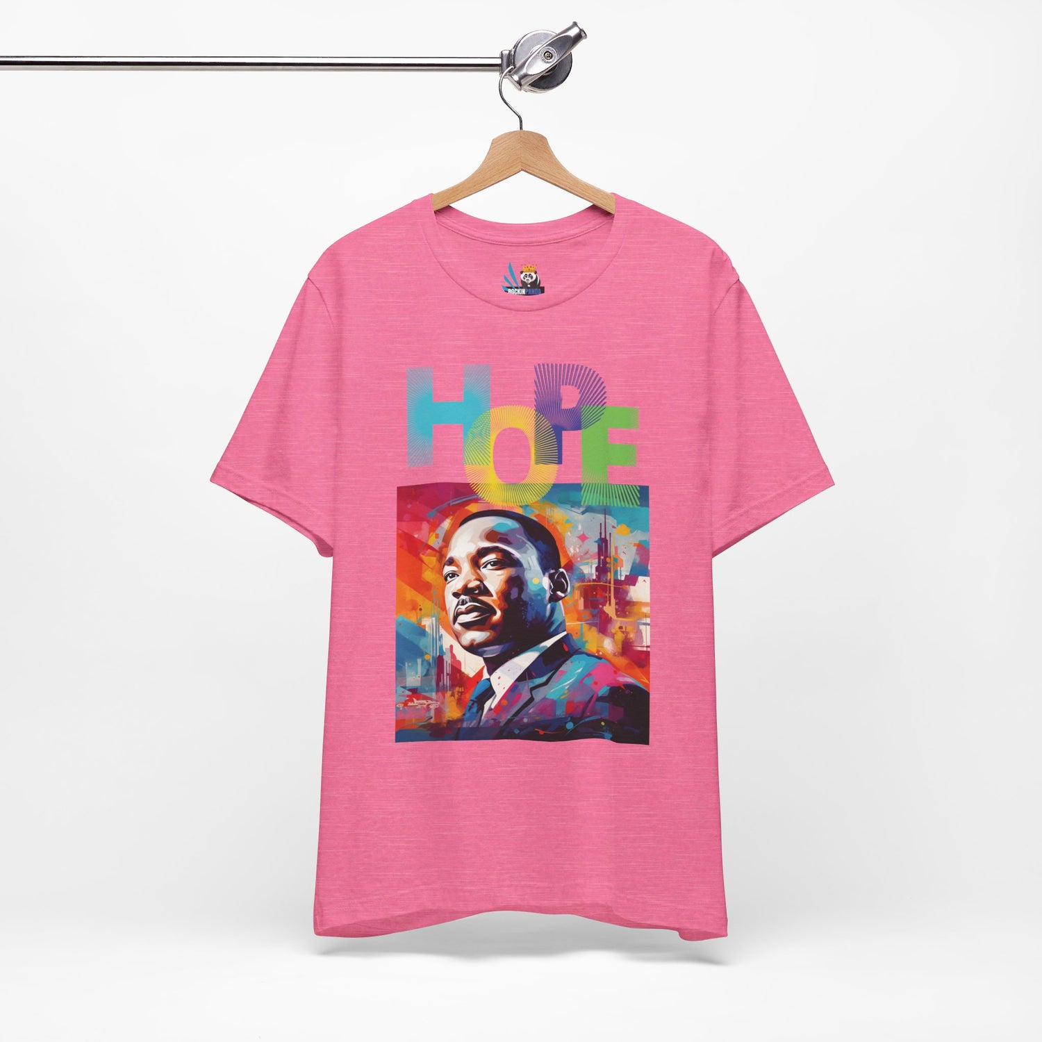 MLK Jr Hope Graffiti Art Unisex Short Sleeve Tee