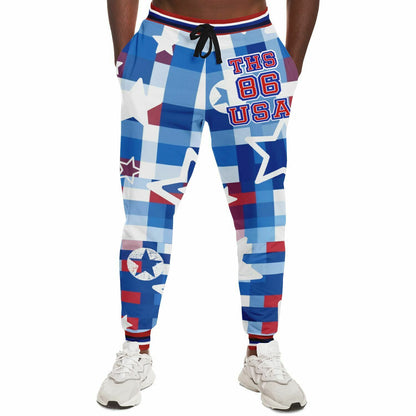 Día de la Independencia Starstruck 86 USA Eco-Poly Joggers unisex 