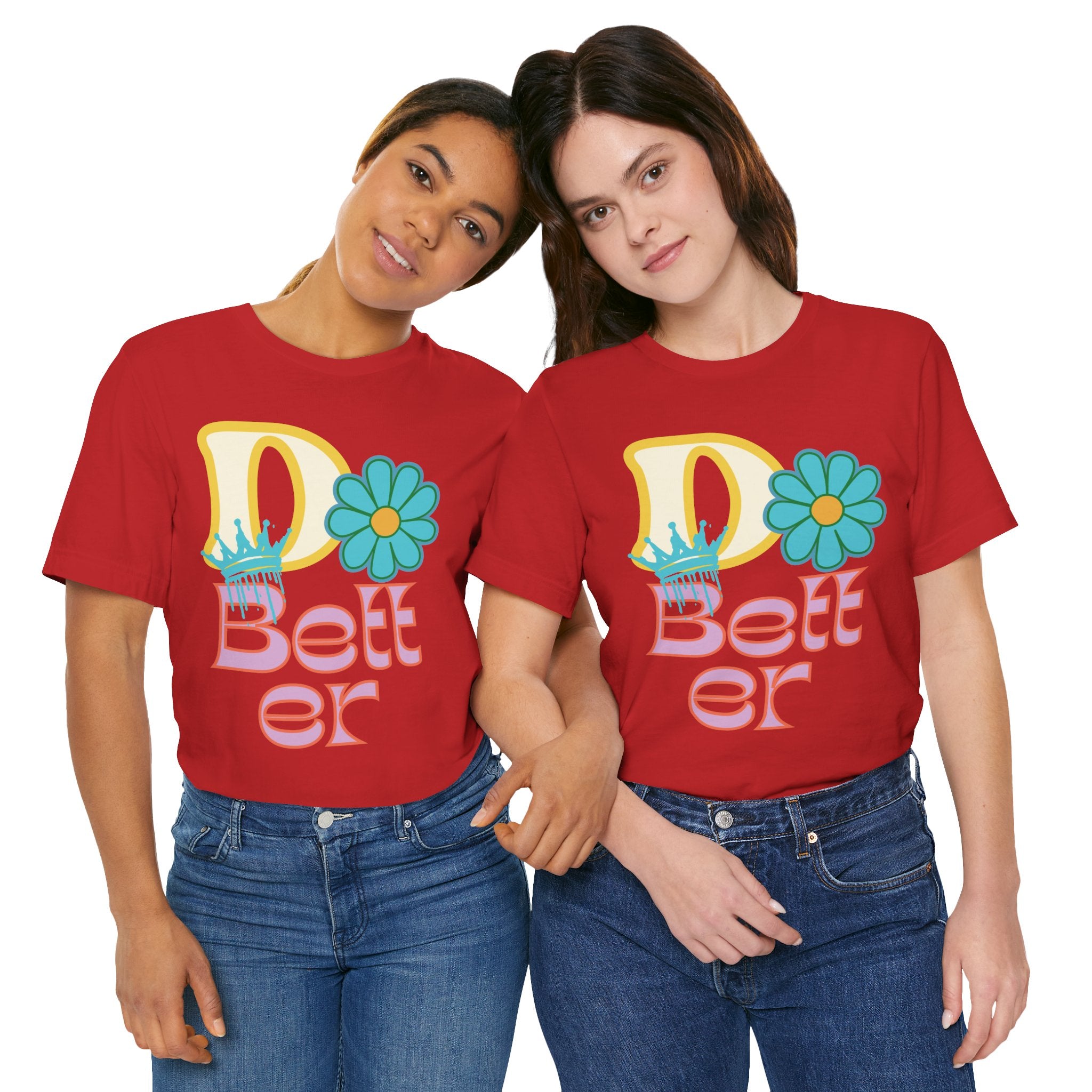 Do Better Hippie Vibe Floral Short Sleeve Tee
