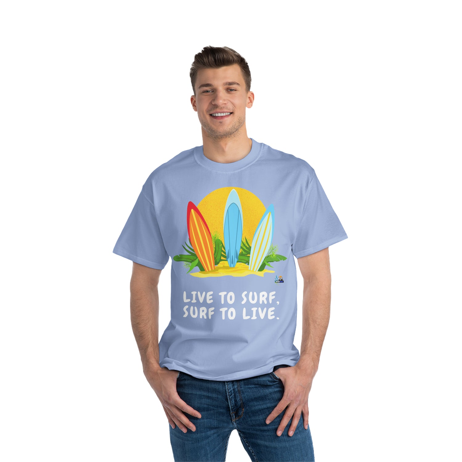 Live to Surf Unisex Heavyweight Tee