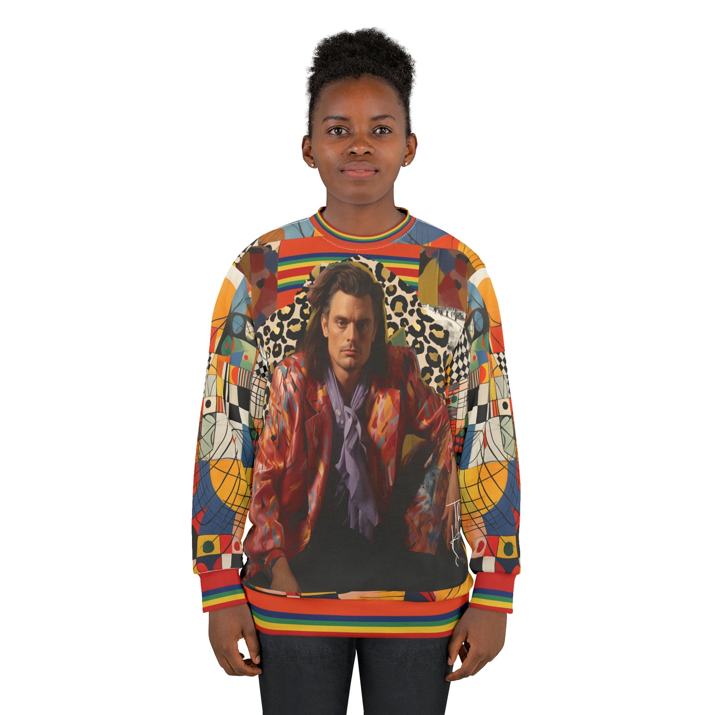 Iconic Male - Ricardo Abstract Art Unisex Sweatshirt