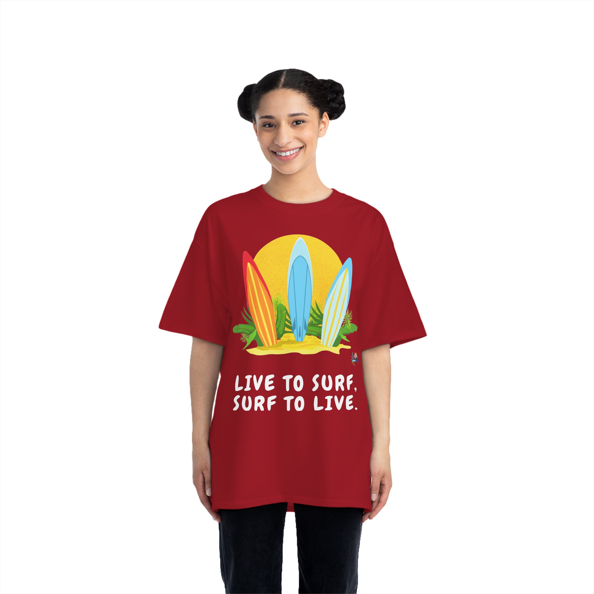 Live to Surf Unisex Heavyweight Tee