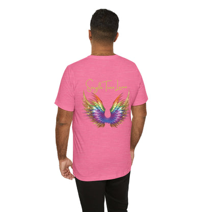 I am Love Angel Wings Short Sleeve Tee