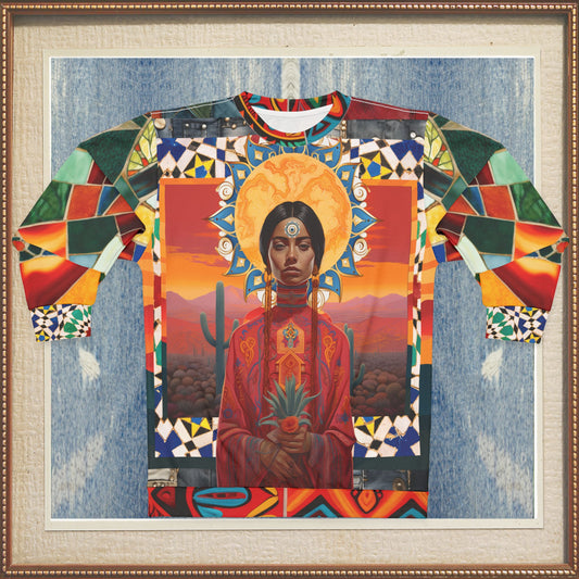 I Call Judgement Mexican Art Unisex Sweatshirt (Gold Label)