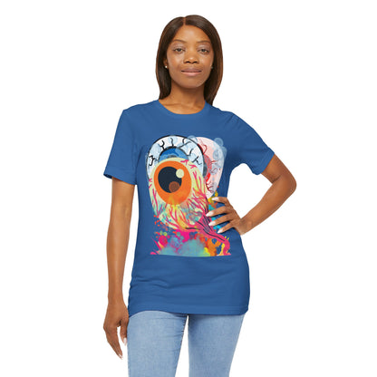 Eyes in Abstract Unisex Short Sleeve Tee