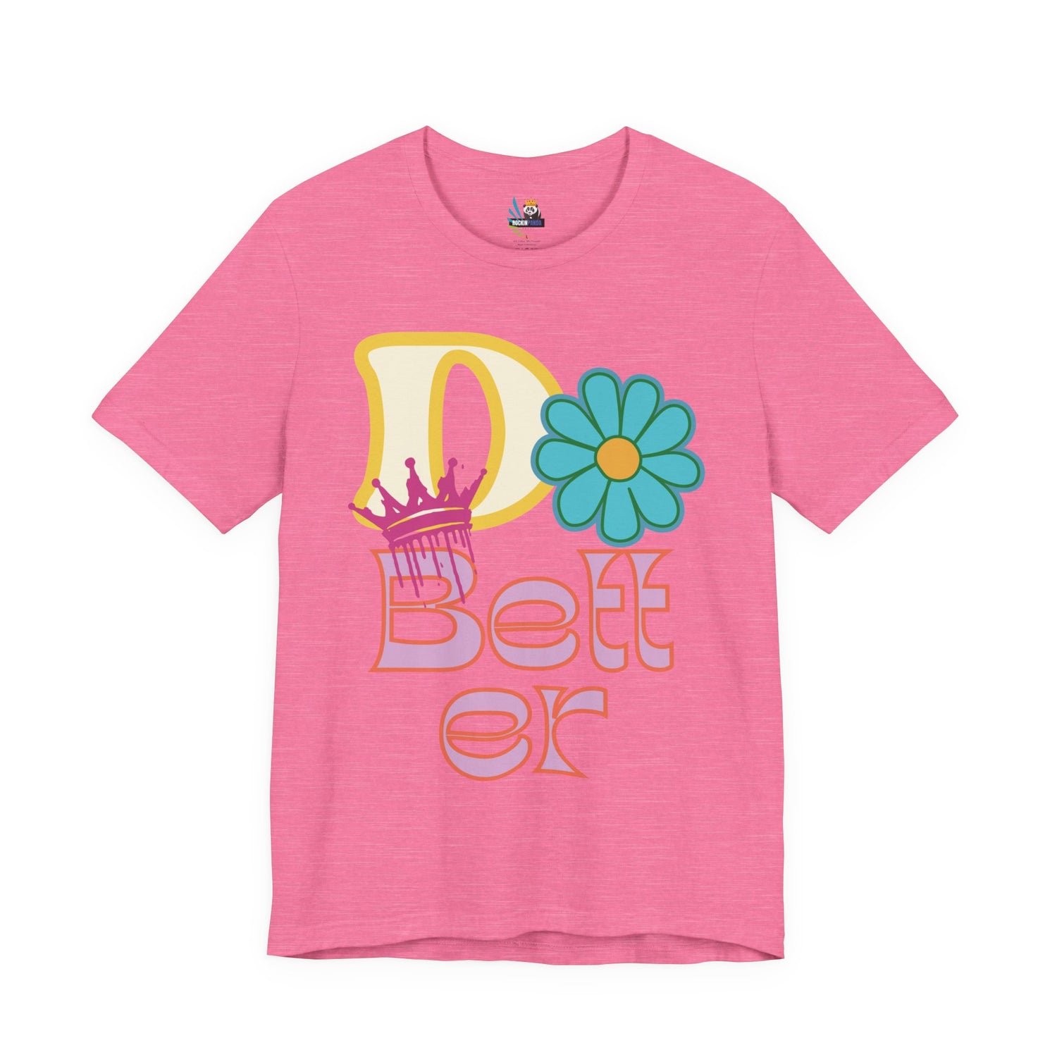 Do Better Hippie Vibe Floral Short Sleeve Tee